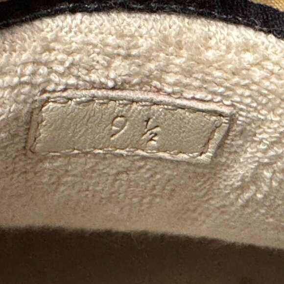 Men's Gucci Sneakers Vintage Style Green Cream Monogram - Picture 4 of 8